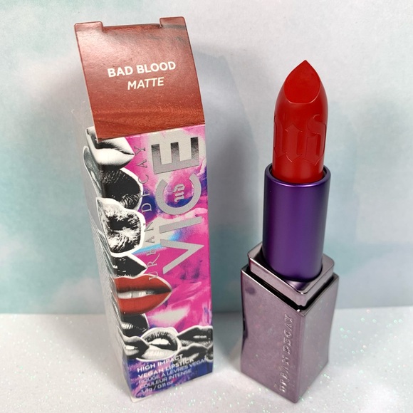 Urban Decay Bad Blood Matte Lipstick BNIB - Picture 1 of 7
